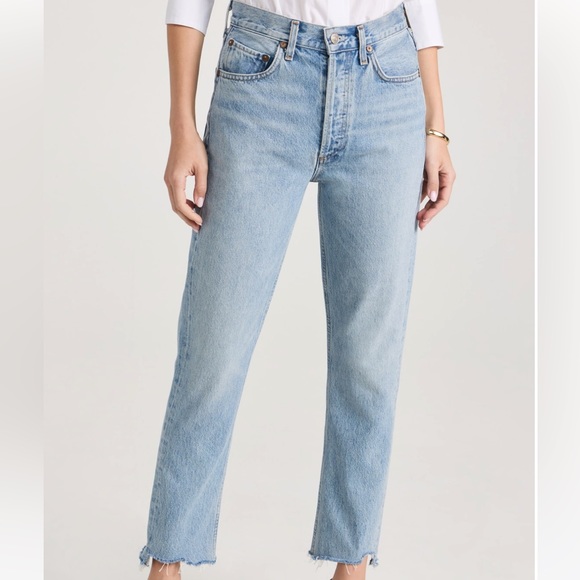 Agolde Riley High Rise Jeans - Picture 1 of 11